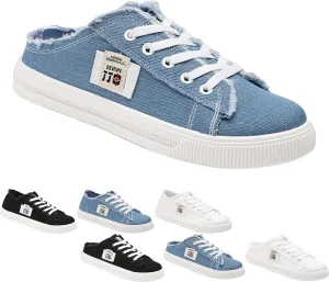 2025 New Women's Canvas Shoes Fringed Hem Denim Fabric Autumn Style Spring Casual Sports Preppy Flat Sneakers for Students