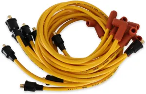 ACCEL 4042 Spark Plug Wire Set - Super Stock Graphite Core 8mm - Yellow