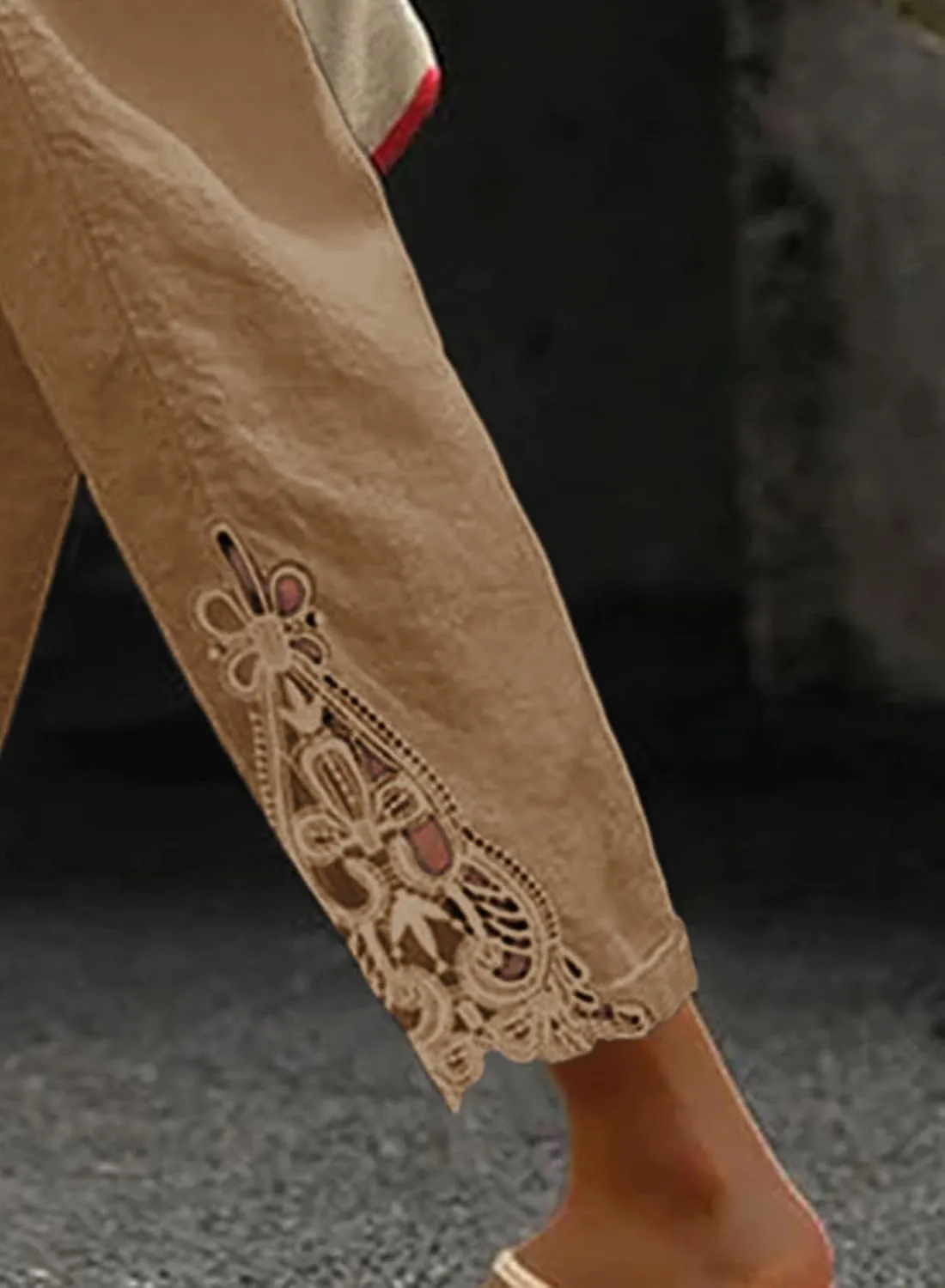 Acelitt Women Casual Lightweight Drawstring Elastic Waist Pants with Pockets, S-XXL