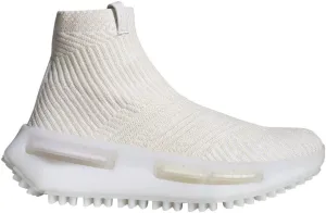 adidas Womens NMD S1 Sock Slip On Sneakers Shoes Casual - White - Size 8.5 M