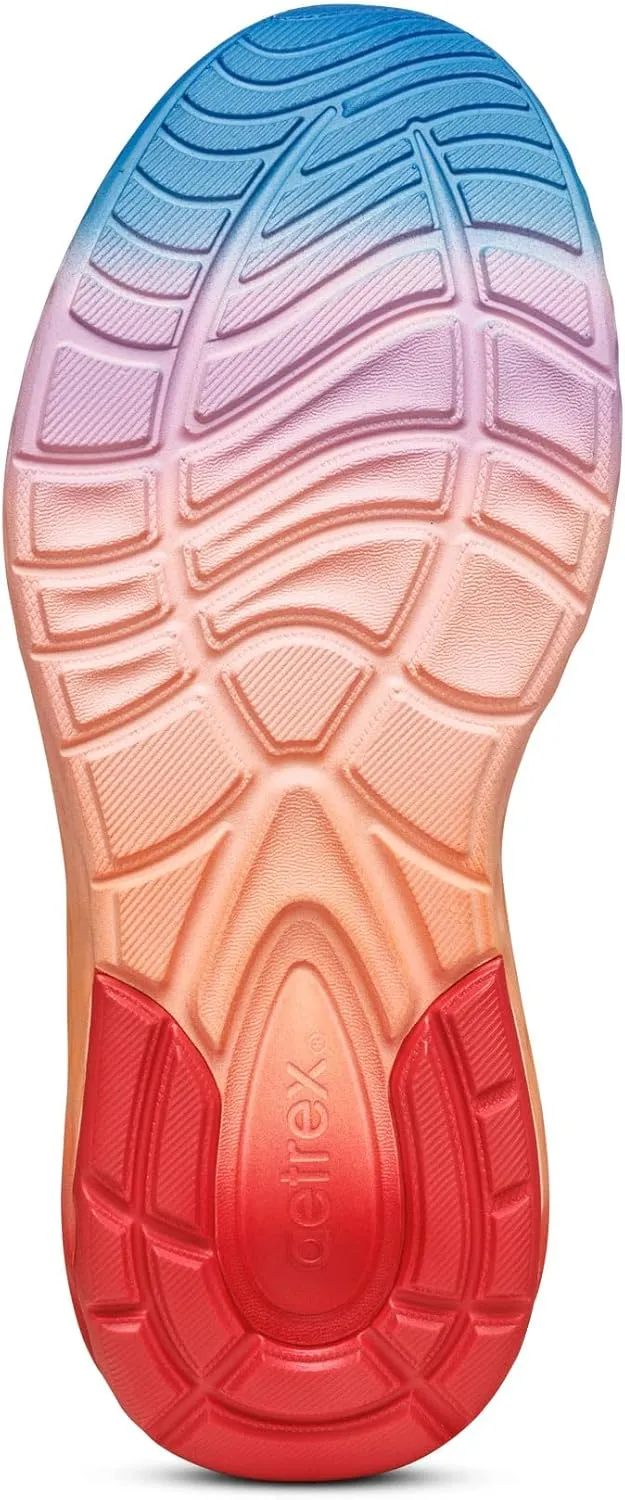 Aetrex Women's Danika Orthopedic Arch Support Sneakers - Breathable Extra Padded Heel Comfort