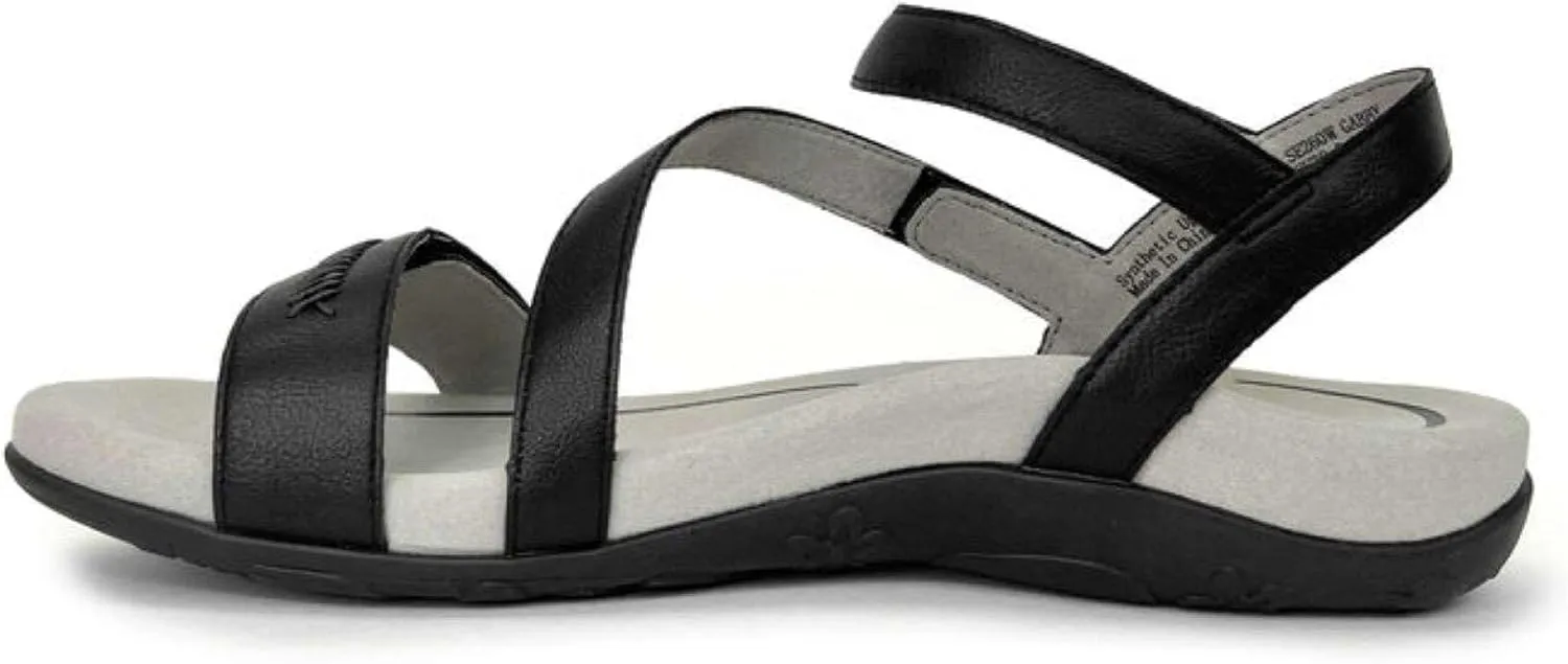 Aetrex Women's Gabby Orthopedic Strappy Sandals for Women - Adjustable Open Toe Arch Support Fashion Womens Sandals