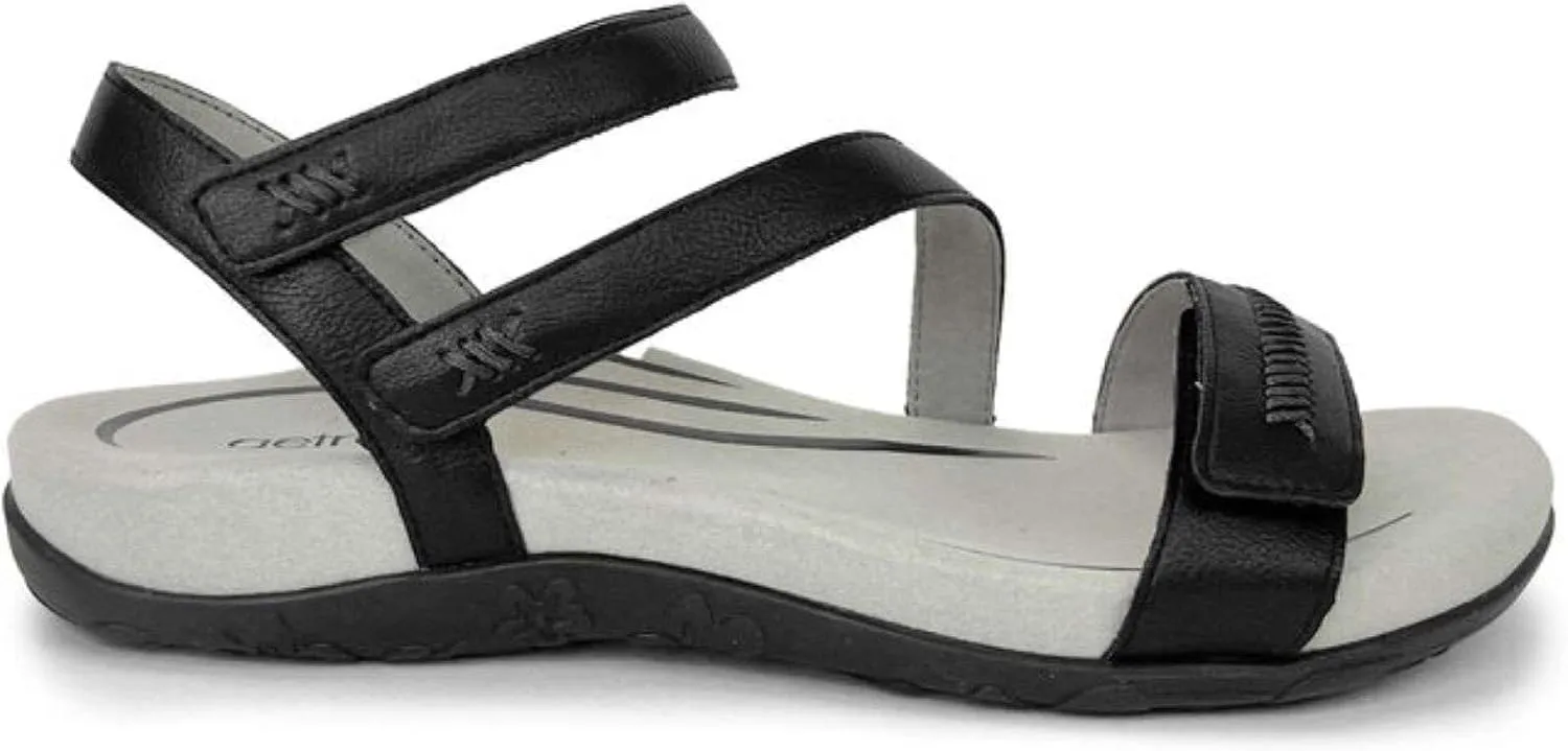 Aetrex Women's Gabby Orthopedic Strappy Sandals for Women - Adjustable Open Toe Arch Support Fashion Womens Sandals