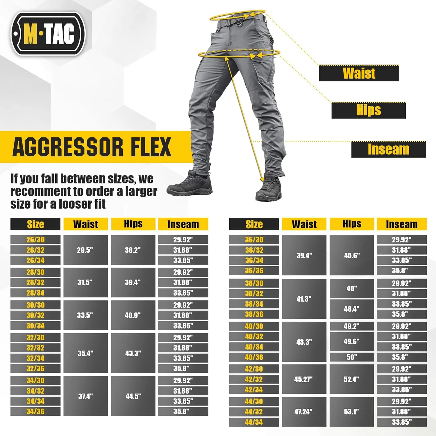 Aggressor Flex - Tactical Pants - Men Cotton with Cargo Pockets