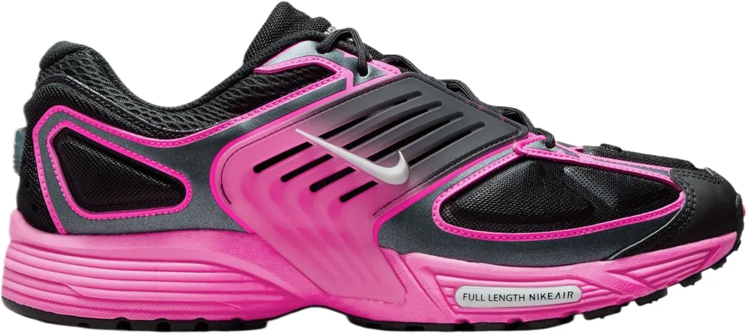Air Pegasus Wave Mens Running Shoes (Black/Metallic Platinum/Pink Blast) (IB0612-007, Black/Grey/Pink)
