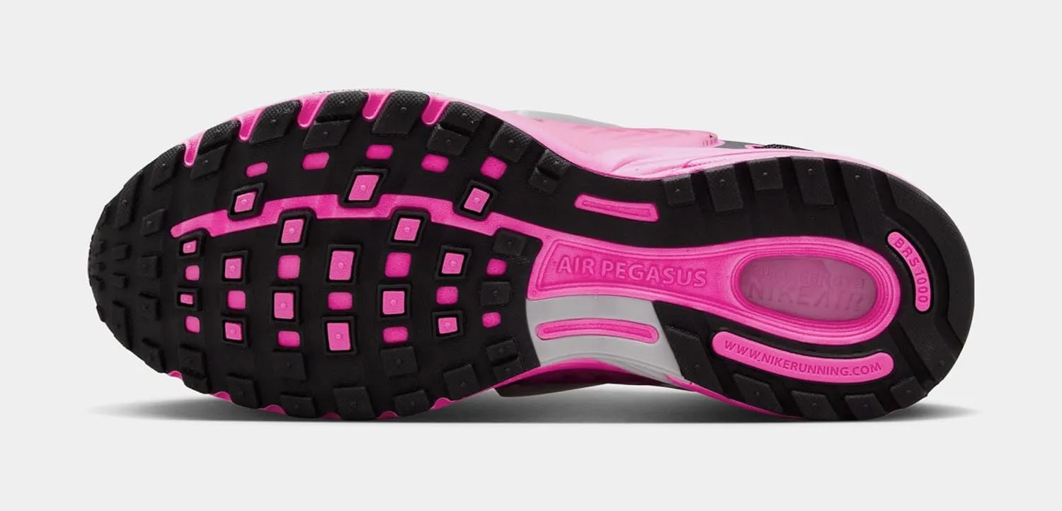 Air Pegasus Wave Mens Running Shoes (Black/Metallic Platinum/Pink Blast) (IB0612-007, Black/Grey/Pink)