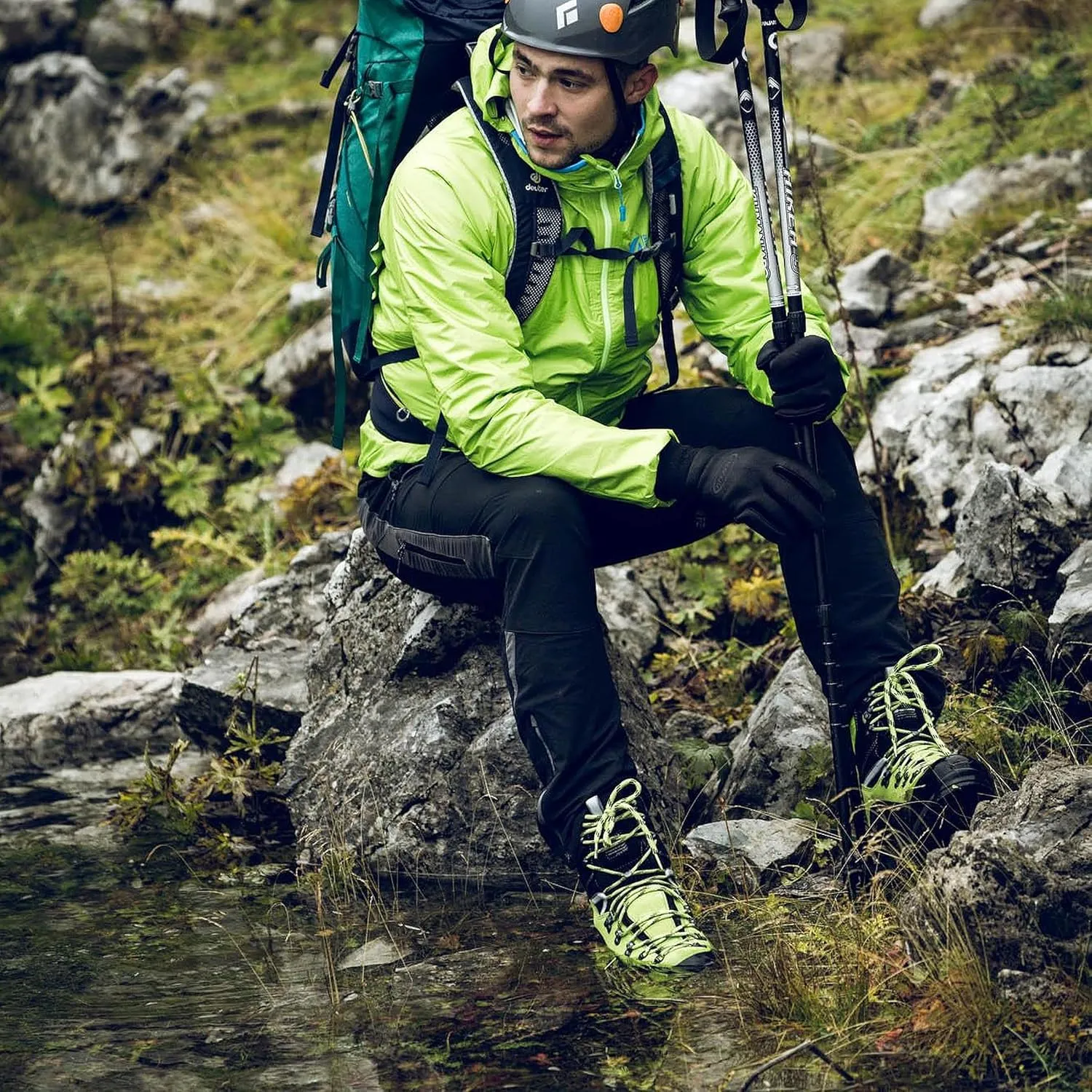Alpina DIABLO Premium Men's Boots | Waterproof Leather Shoes | Sympatex Breathable Membrane | Vibram Sole | Crampon Compatible | Mountaineering Hiking | Heel Counter | Made in Europe