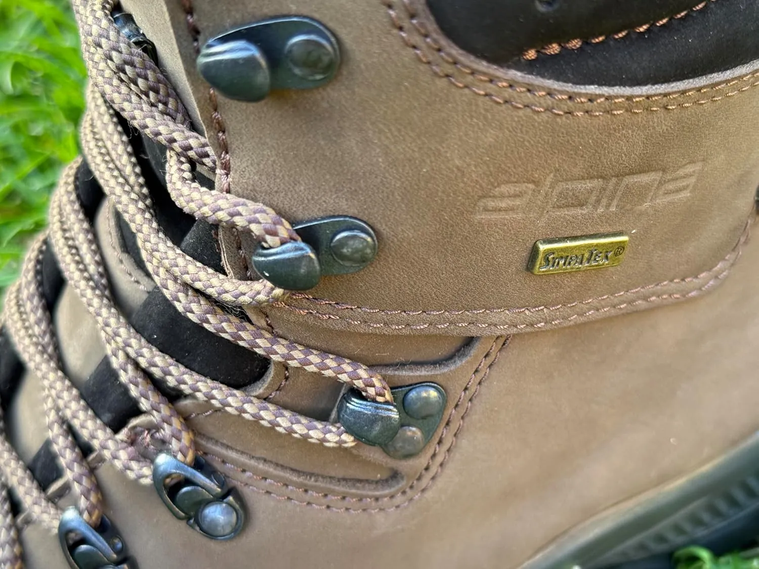 Alpina TIBET Men's Boots - Mountaineering | Hiking | Premium Waterproof Ankle High Shoes|Vibram Sole|Breathable Sympatex Membrane | Hand Made in Europe