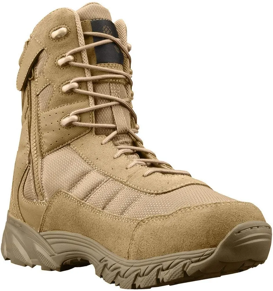 Altama Vengeance SR 8" Side Zip - Unisex Boots - Full Grain Leather - Textile Lining - Gusseted Tongue