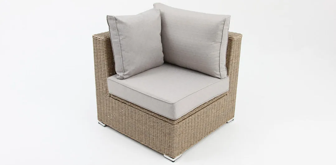 Amani 7pc Storage Lounge Dining   Cnr Table - DW