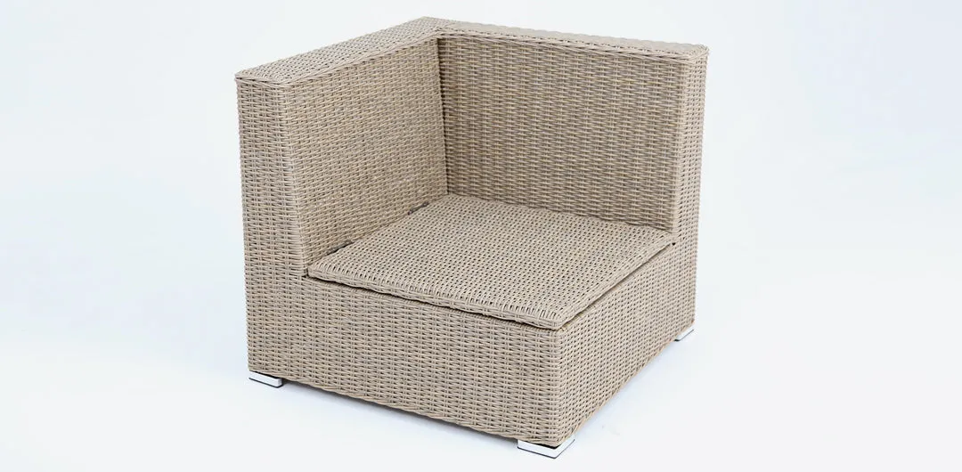 Amani 7pc Storage Lounge Dining   Cnr Table - DW