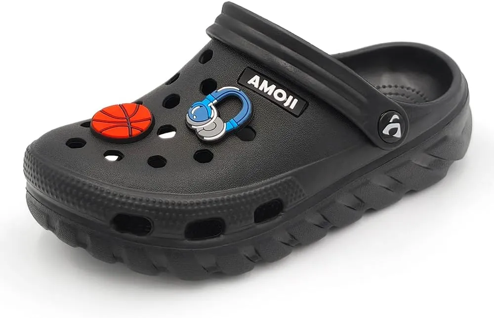 Amoji Kids Garden Clogs Boy Girl Gardening Shoes Youth