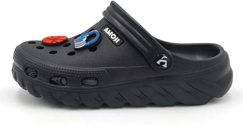 Amoji Kids Garden Clogs Boy Girl Gardening Shoes Youth