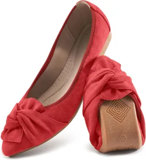 Aomigoct Ballet Flats for Women Dressy: Pointed Toe Comfortable Wedding Womens Flats - Casual Work Walking Shoes