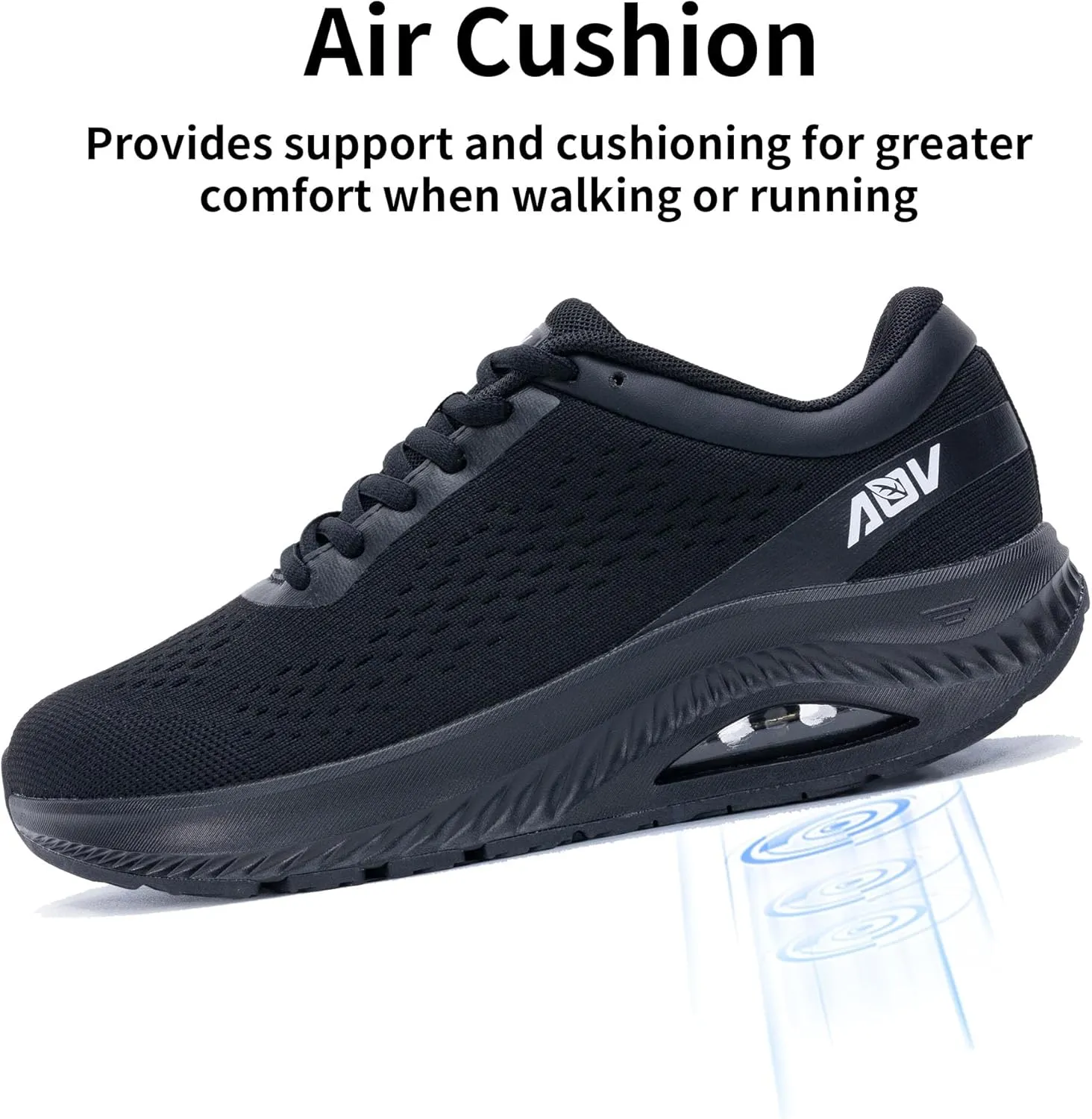AOV Wide Toe Box Shoes Women Arch Support Walking Shoes Plantar Fasciitis Orthotic Tennis Sneakers