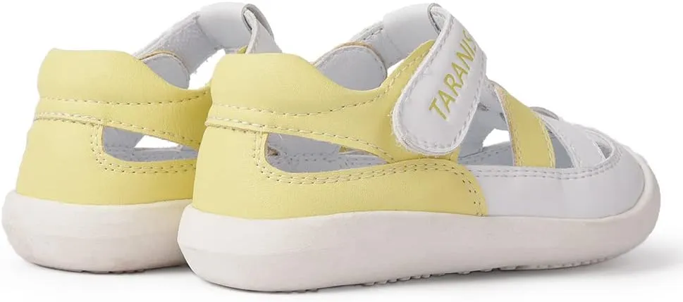 Baby and Toddler Girl and Boy Sandals Leather Closed Toe Anti Slip Rubber Outdoor Crib First Walker Shoes