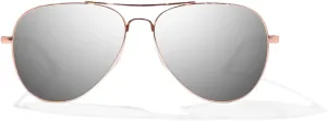 Bajio Soldado – Polarized Lightweight Aviator Sunglasses – Medium Fit • Medium Wrap – Glass & Poly Lenses with LAPIS Tech