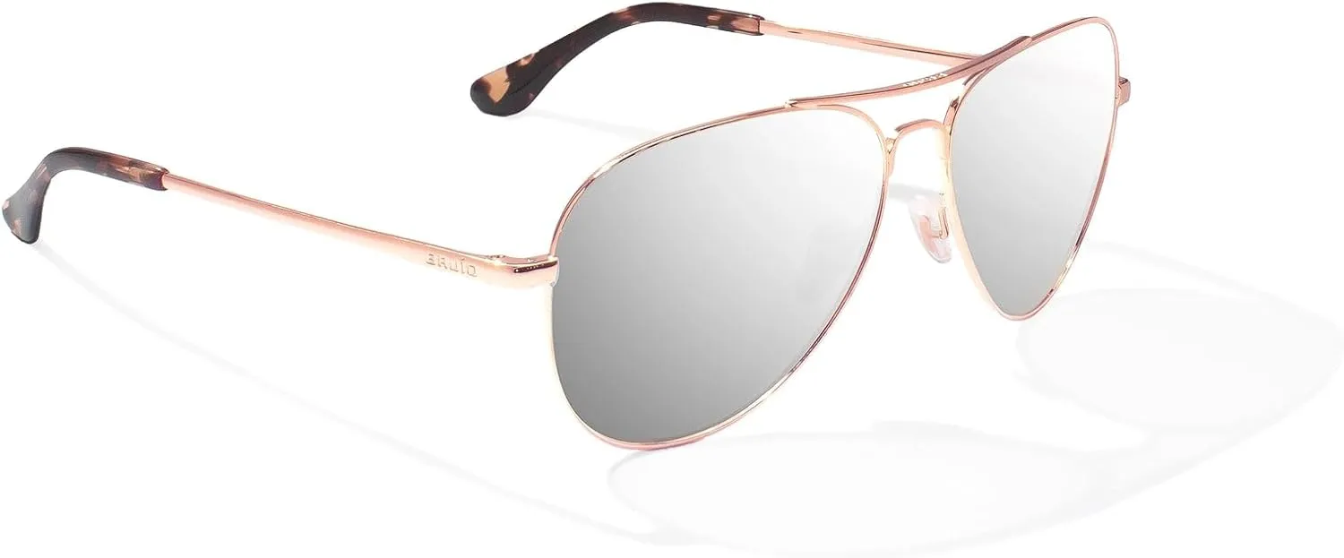 Bajio Soldado – Polarized Lightweight Aviator Sunglasses – Medium Fit • Medium Wrap – Glass & Poly Lenses with LAPIS Tech