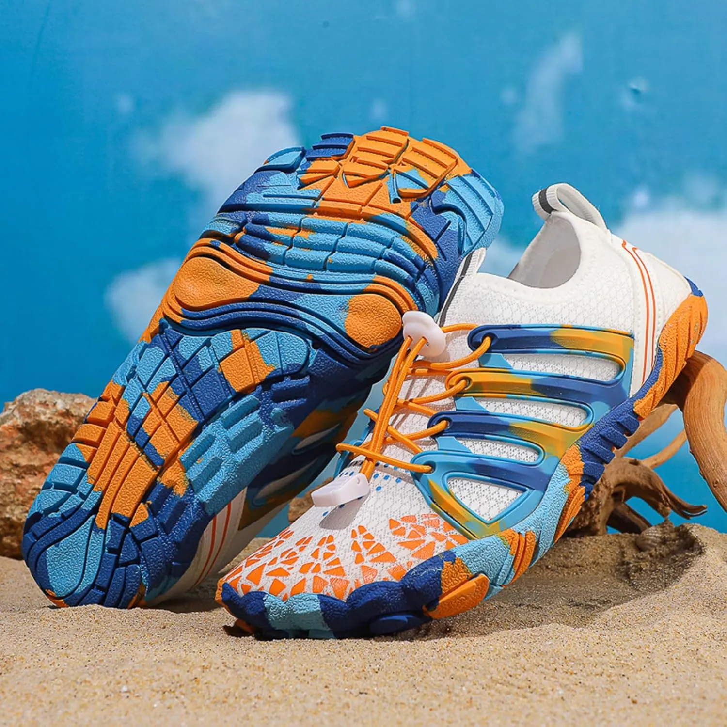 Barefoot for Women Wide Toe Box Trail Running Non-Slip Athletic Shoes Aqua Shoes Swimming Hiking Sneakers