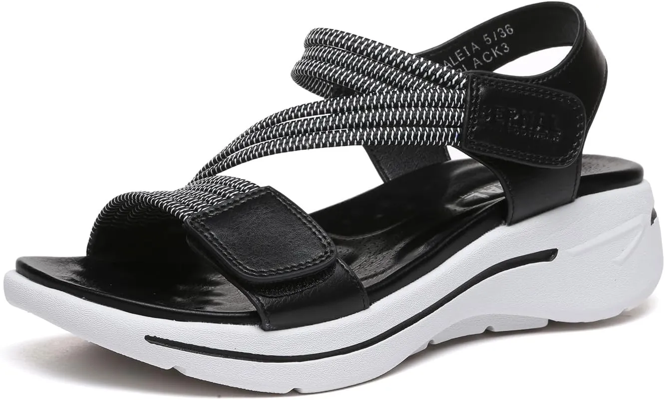 Bernal Women's Fashion Walking Sandals Comfortable Breathable Sandals Adjustable Athletic Sport Shoes for Outdoors