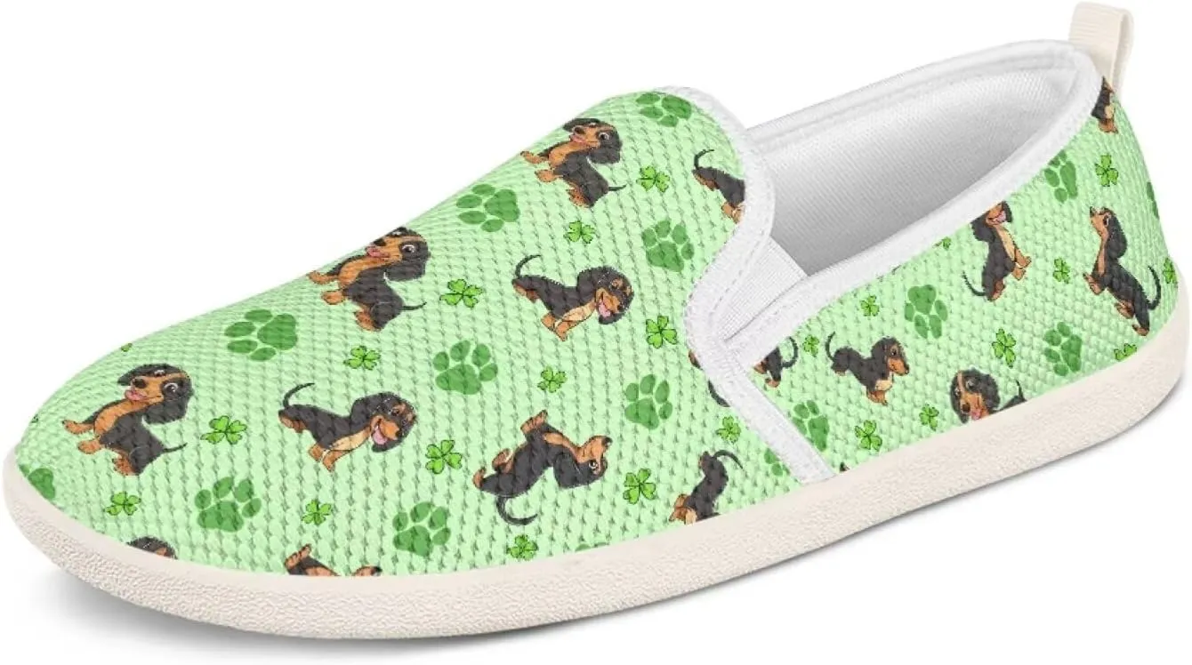 Binienty Women Casual Low Cut Flat Loafer Shoes Slip-On Mesh Sneakers with Rubber Outsole
