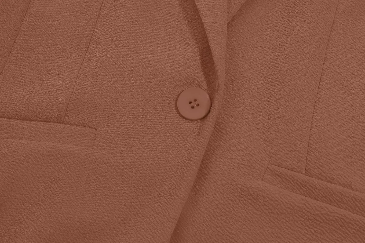 Blazers for Women Dressy Casual Ruched 3/4 Sleeve Lapel Button Work Office Cardigan Suit Jacket with Pockets