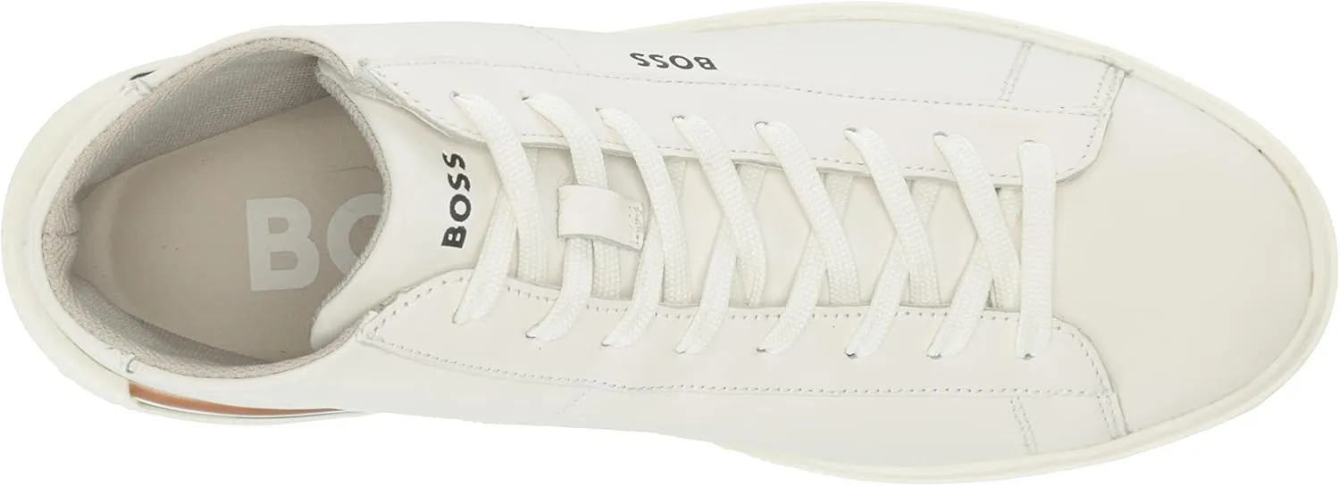 BOSS Men's Smooth Leather High Top Sneakers