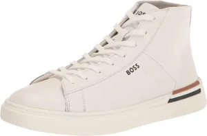 BOSS Men's Smooth Leather High Top Sneakers