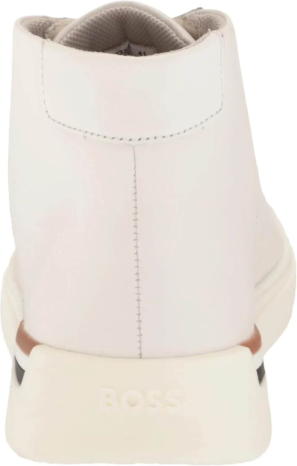 BOSS Men's Smooth Leather High Top Sneakers