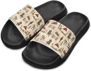 Boys Girls Slide Sandals Comfort Beach Pool Shower Slippers Indoor Outdoor Little Kid/Big Kid