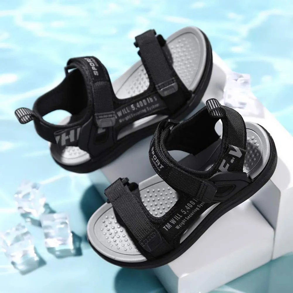 Boys Water Sandals Kids Open-Toe Adjustable Straps Sport Sandals Child Outdoor Athletic Lightweight(Little Kid/Big Kid)