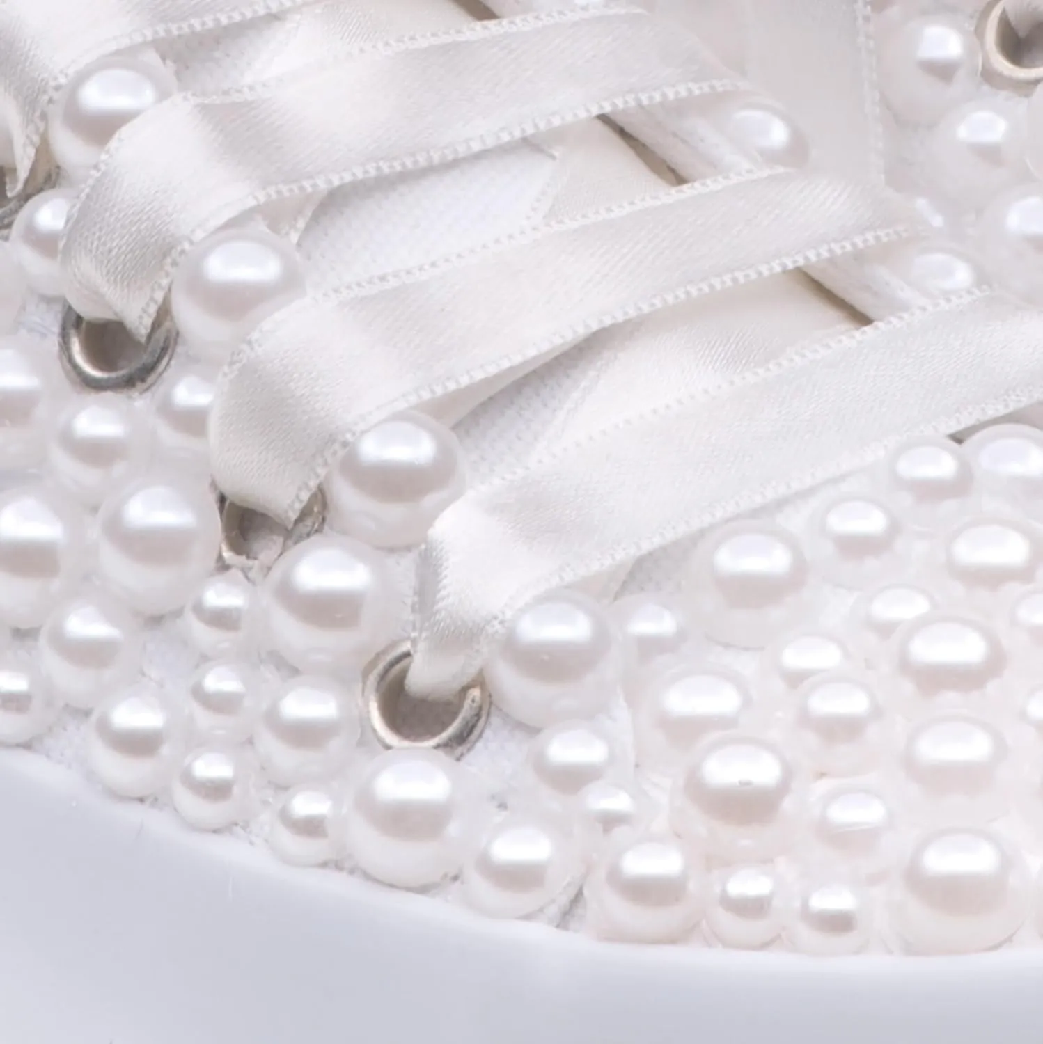 Bridal Shoes Wedding Sneakers, Personalized Shoes for Bride, Lace Bridal Tennis Shoes, bride platform shoes flat sole (38 EUR / 7,5 US)