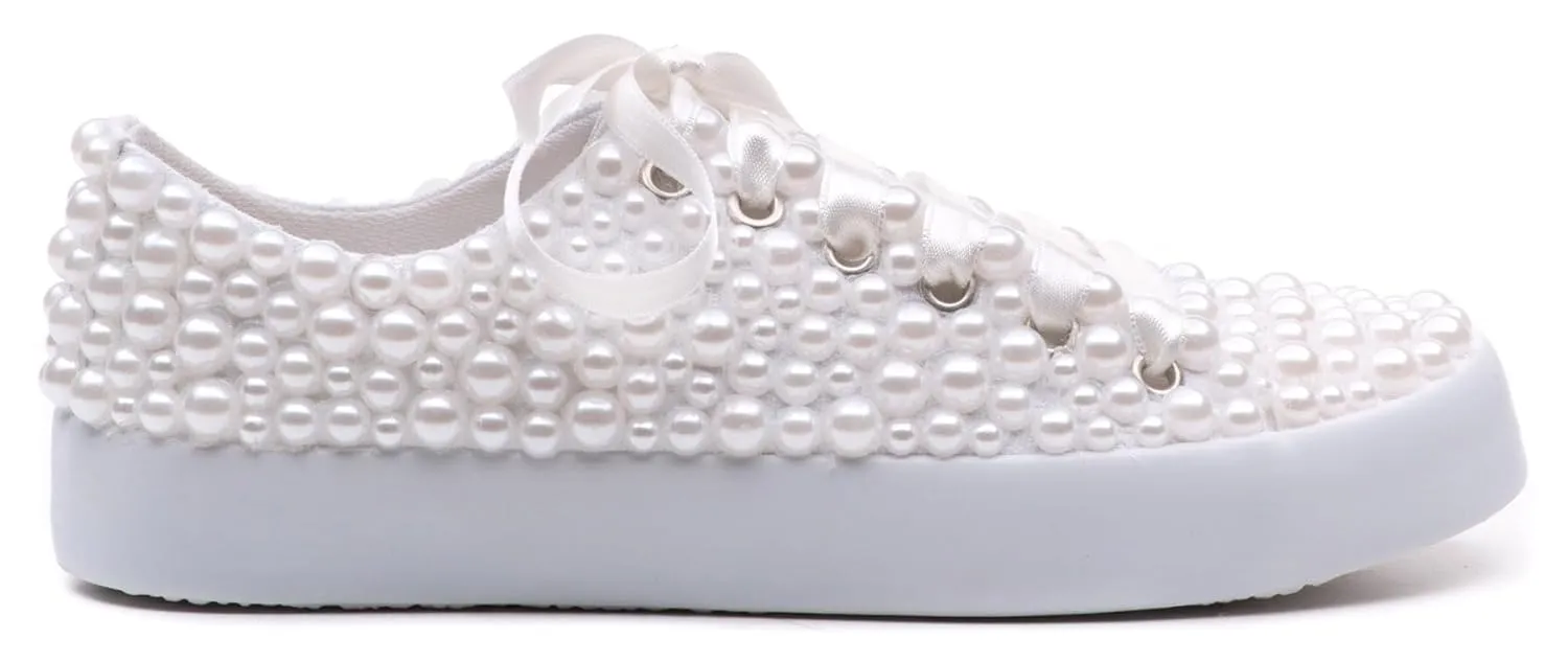 Bridal Shoes Wedding Sneakers, Personalized Shoes for Bride, Lace Bridal Tennis Shoes, bride platform shoes flat sole (38 EUR / 7,5 US)