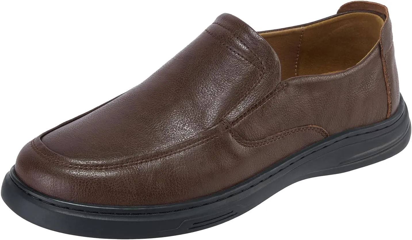 CAMEL CROWN Mens Loafers Slip On Casual Dress Loafer Comfort Soft Flats Driving Walking Shoes for Work Office Business Daily