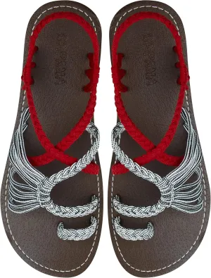 Capana Woven Women's Flat Sandals - Strappy Braided Sandals, Beach Sandals for Women Dressy Summer, Rope Bohemian Sandals, Spring Casual Womens Shoes, Comfy Boho Flats for Teen Girls – Commune