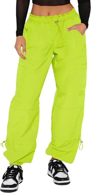 Cargo Pants Women Baggy - Parachute Pants for Women, Rave Pants Y2K Pants, Festival Outfits for Women
