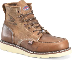 Carolina Men's 6" AMP Steel Toe Roughout Wedge Work Boot - Durable with Slip-Resistant Outsole & Cushioned Insole