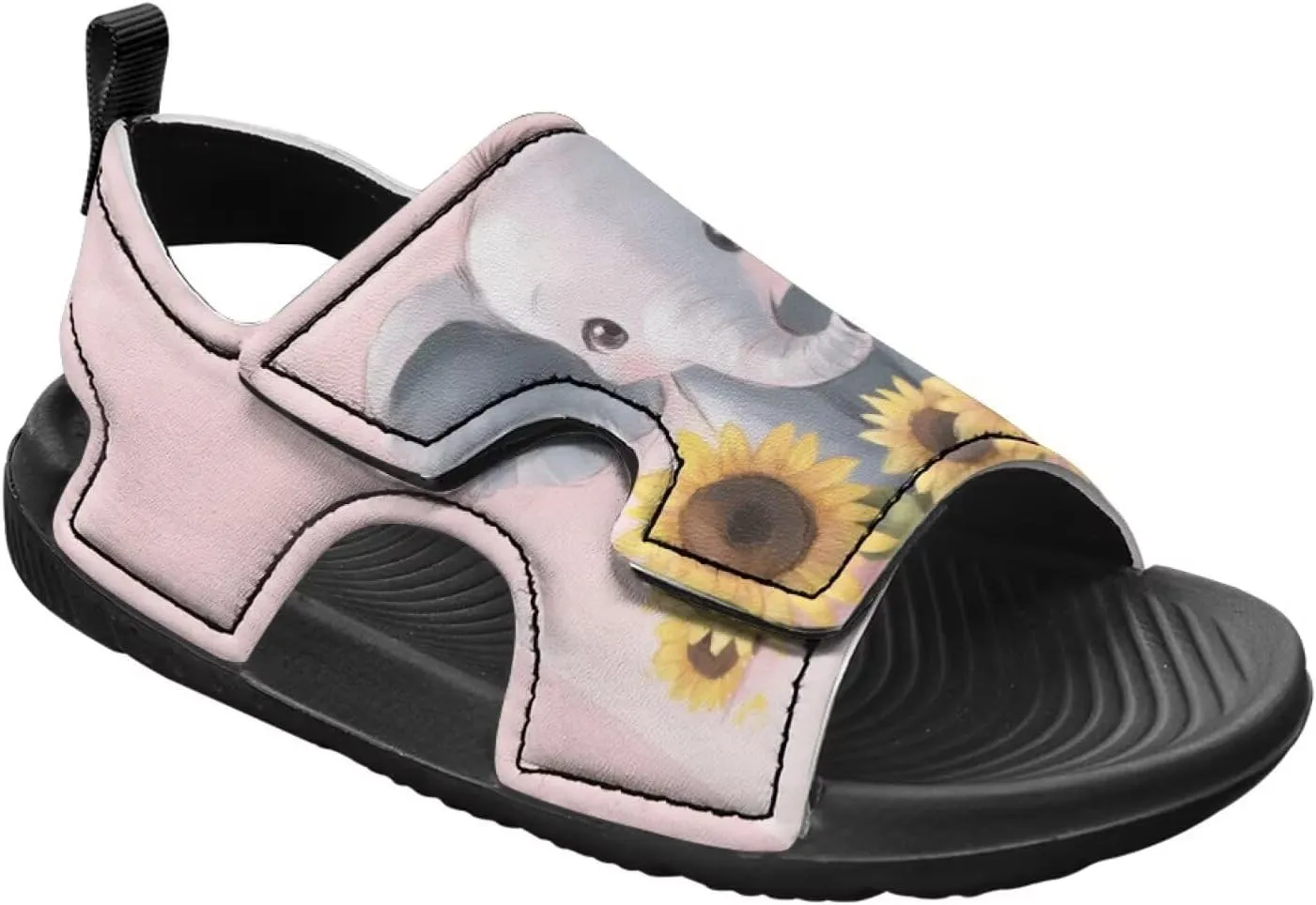 Cat Sport Sandals for Girls,Cute Rainbow Water Shoes Summer Outdoor Athletic Hiking Beach Sandals for Toddler/Little/Big Kids