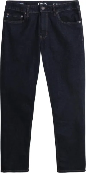 Chaps Men's Jeans - Regular Fit 5-Pocket Comfort Stretch Denim Jeans for Men - Men's Fashion Straight Leg Work Jeans