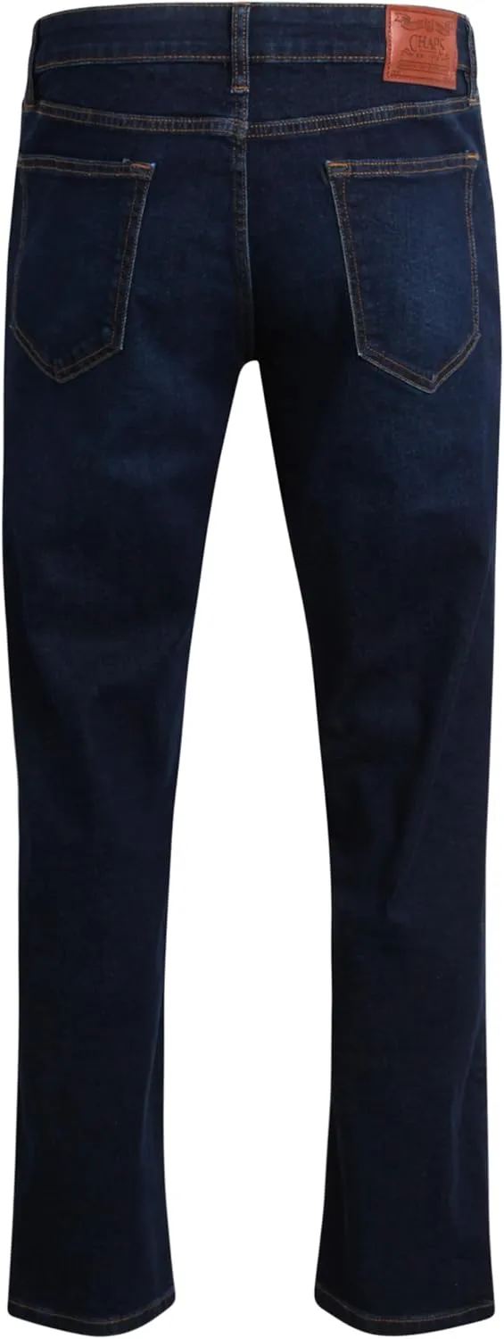 Chaps Men's Jeans - Regular Fit 5-Pocket Comfort Stretch Denim Jeans for Men - Men's Fashion Straight Leg Work Jeans