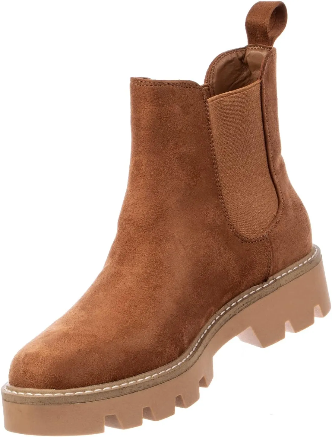 Chinese Laundry Womens Faux Suede Chelsea Ankle Boots