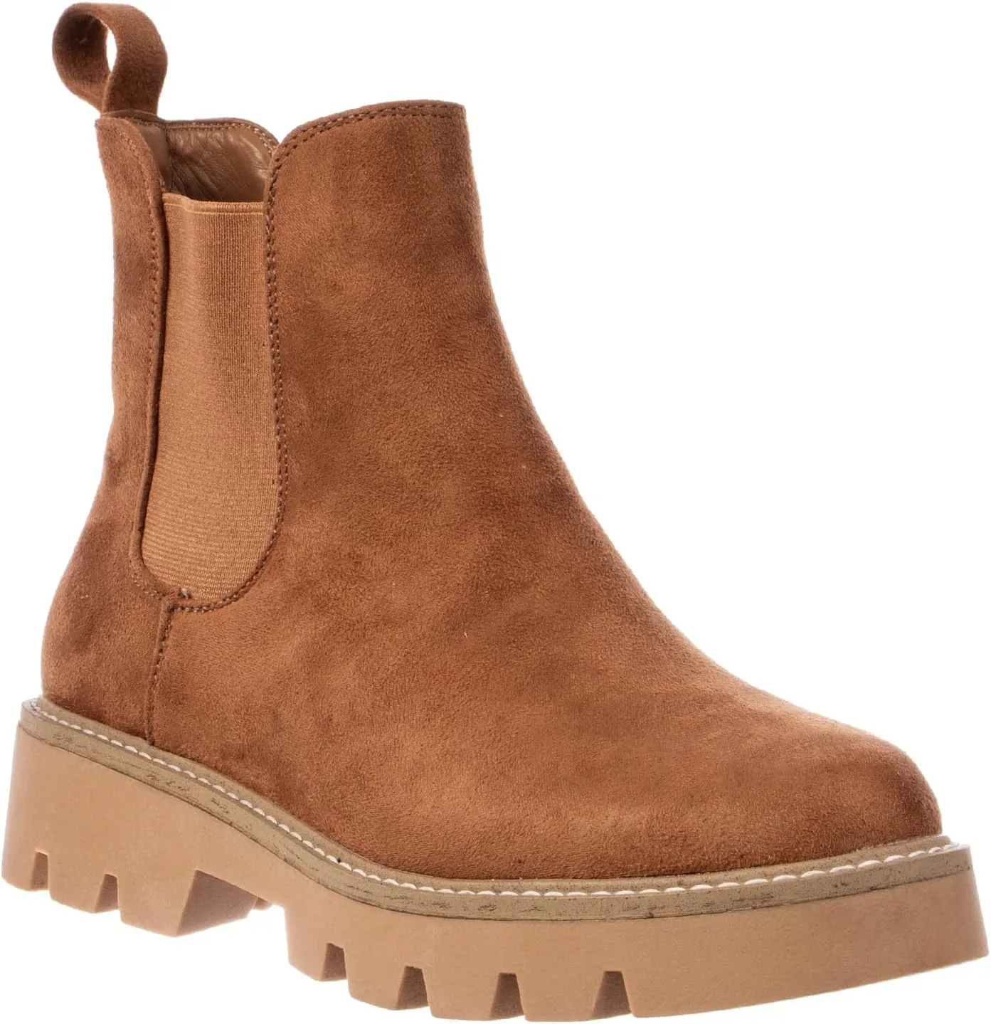Chinese Laundry Womens Faux Suede Chelsea Ankle Boots