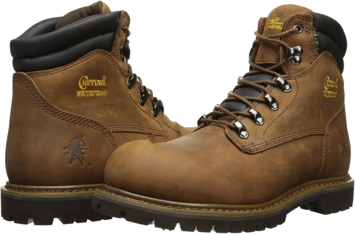 Chippewa Men's 6" Waterproof Insulated Comp Toe 55074 Lace Up Boot