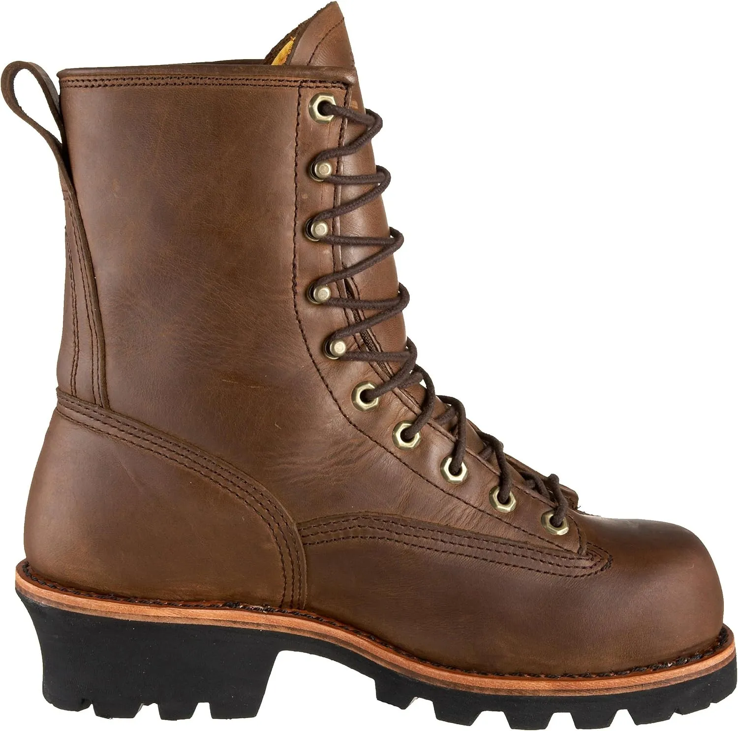 Chippewa Men's Paladin 8" Waterproof Steel Toe Logger Work Boot