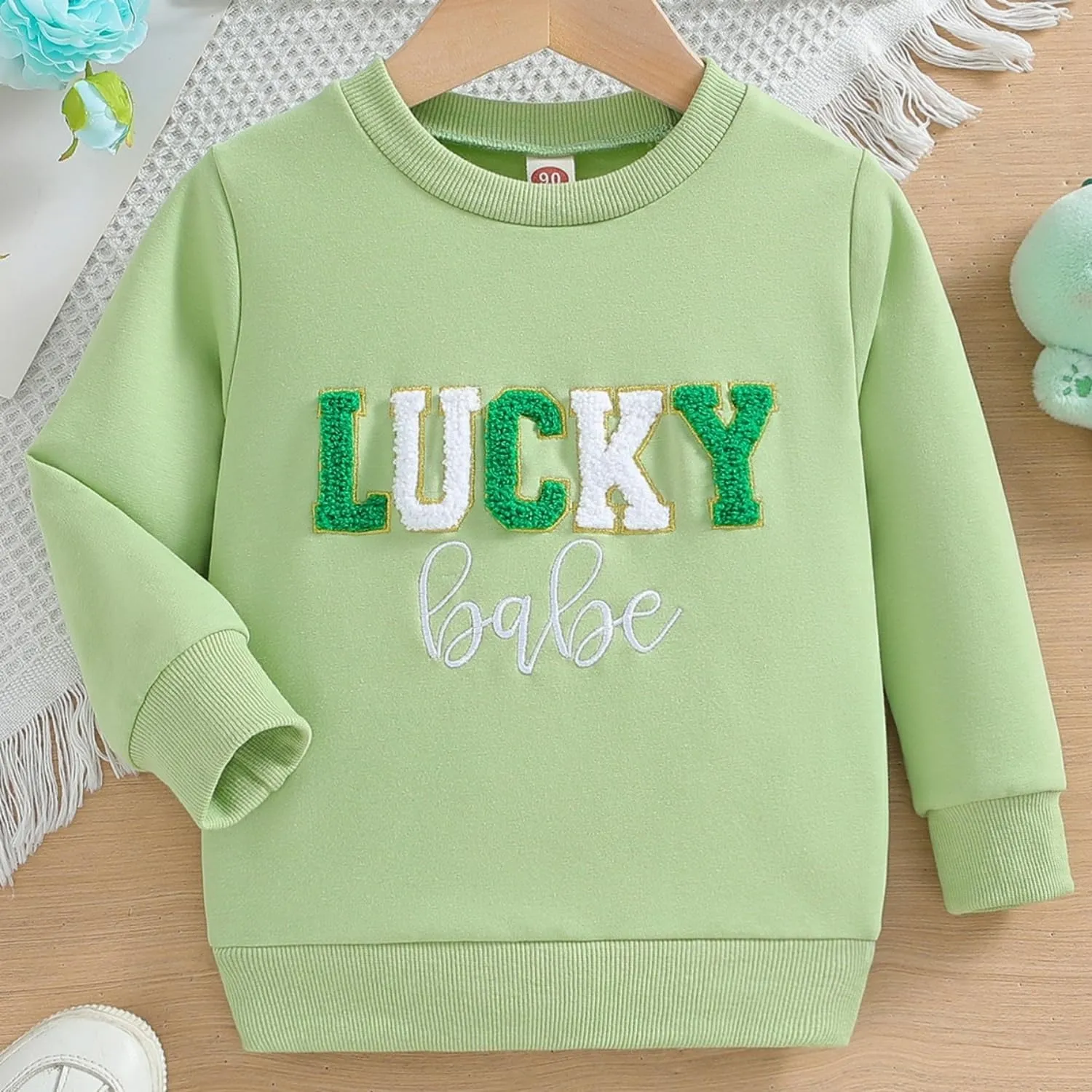 Christmas Outfit Toddler Baby Girl Pink Sweatshirt Long Sleeve Crewneck Pullover Xmas Santa Shirt Tops Winter Clothes