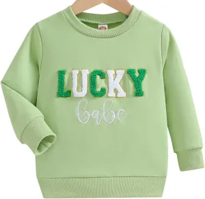 Christmas Outfit Toddler Baby Girl Pink Sweatshirt Long Sleeve Crewneck Pullover Xmas Santa Shirt Tops Winter Clothes