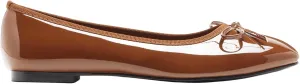 CIDER Bow Decor Square Toe Ballet Mary Jane Flats