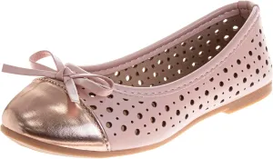 Closed Toe Dress Ballerina Flats - Stylish Formal Patent Mary Jane Wedding Party Shoes (Toddler - Little Kid - Big Kid)