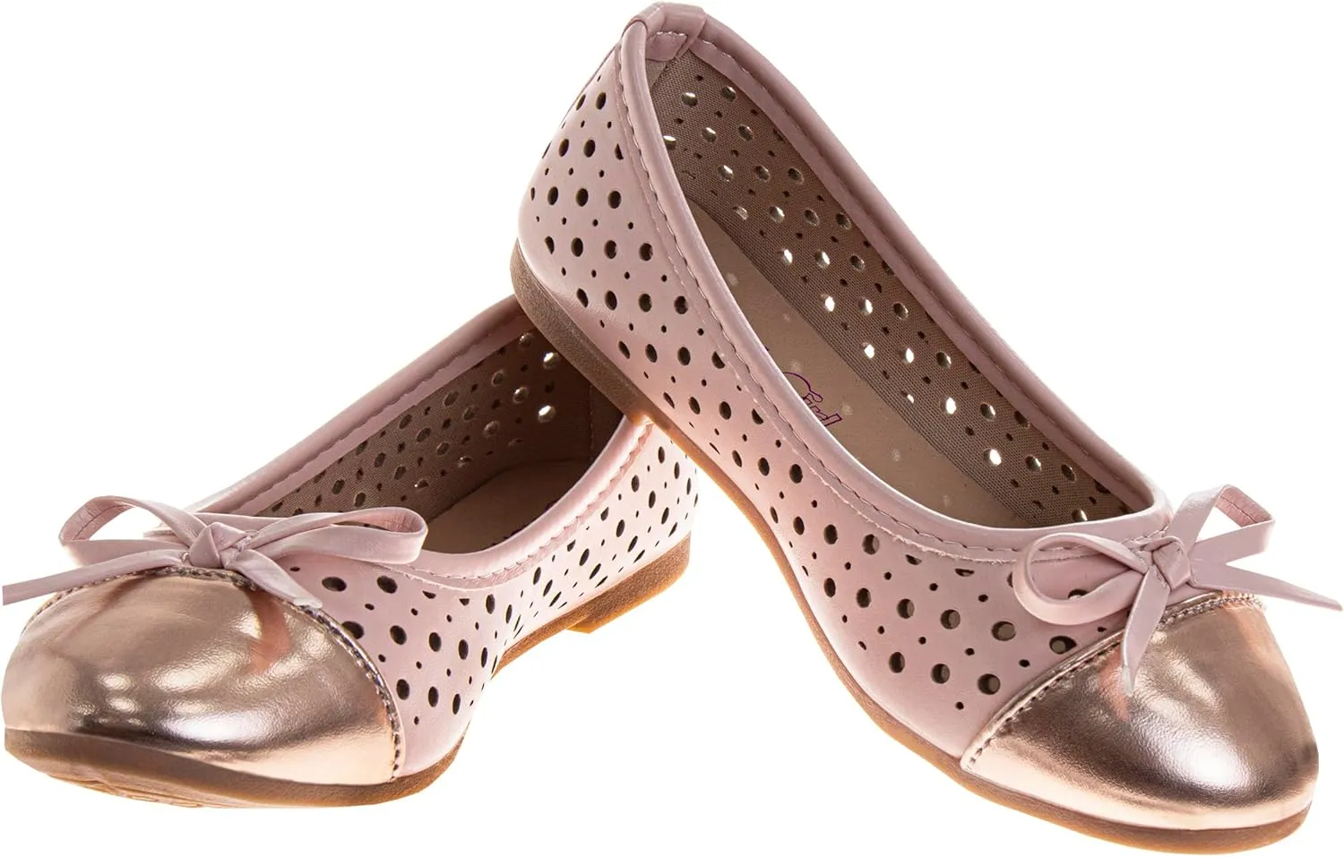 Closed Toe Dress Ballerina Flats - Stylish Formal Patent Mary Jane Wedding Party Shoes (Toddler - Little Kid - Big Kid)
