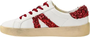 Corkys Footwear Hey Girl Womens No Chaser Fashion Sneaker - with Comfortable Cushioned Insoles for All Day wear, Studs and Stripes, and a lace-up Design